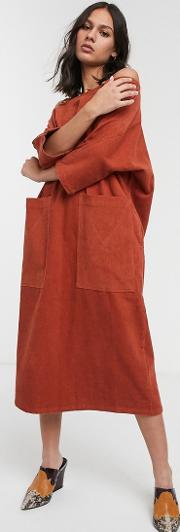 L.f.markey Pat Cold Shoulder Midi Dress