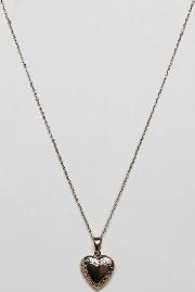 gold heart locket pendant necklace