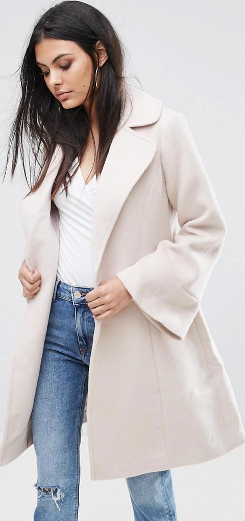 lipsy belted wrap coat