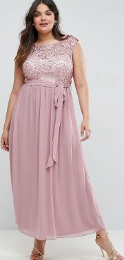 lace bodice maxi dress with tulle skirt