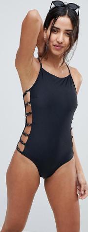 Strappy Side Swimsuit