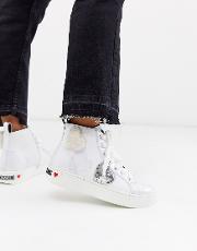 Lace Up Hi Top Trainers