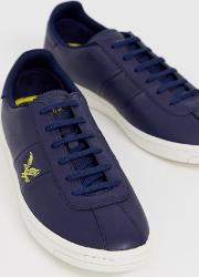 Campbell Leather Lace Up Trainers