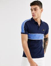 Cut And Sew Polo Shirt