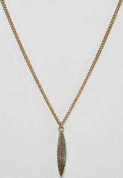 leaf pendant necklace