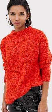 Cable Oversized Jumper