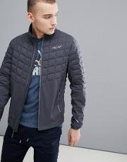 featherless hybrid jacket in grey