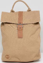 mi pac canvas backpack in sand