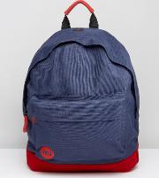 mi pac classic backpack with contrast red