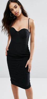 Collection Cami Pencil Dress With Boned Corset Bodice