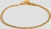 curb chain bracelet  gold