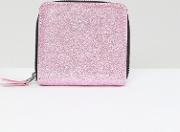 glitter zip purse