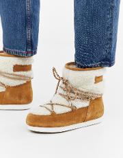 Far Side Low Shearling Boot Whiskey