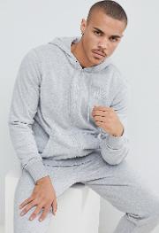 full zip hoodie in grey mj81508 ag