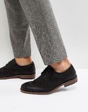 Brogue Shoes In Black