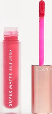 matte liquid lipstick in dark pink