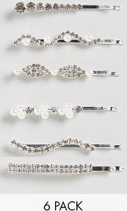 Sparkle And Pearl Hair Slides