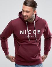 Hoodie In Red With Large Logo