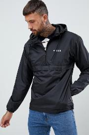 nicce windbreaker logo jacket  black