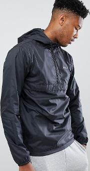 nicce windbreaker logo jacket  black exclusive to asos