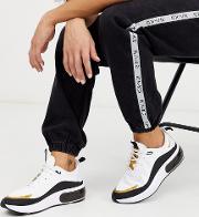Black And Gold Air Max Dia Trainers