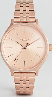 a1249 clique bracelet watch in rose gold 38mm