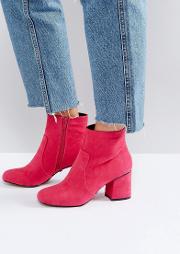 block heeled ankle boot