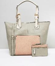 buckle strap tote bag and purse