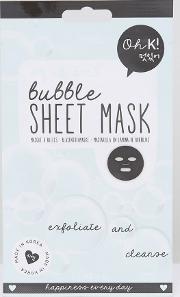 oh k bubble exfoliate & cleanse sheet mask