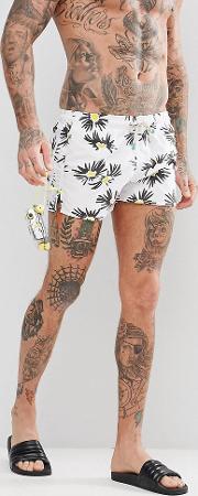 chevy swim shorts in daisy print