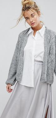 Hand Knitted Cable Cardigan