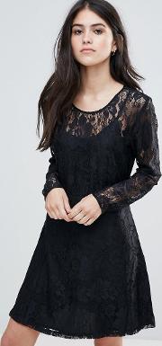 evania lace evening dress