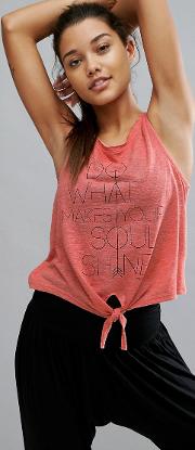 Knot Front Yoga Top