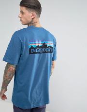 Shirt With  6 Back Logo Print  Dark Blue