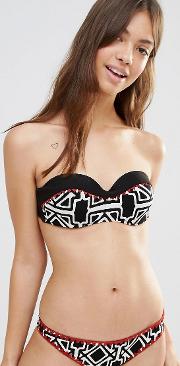 print bikini top