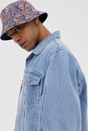 All Over Paisley Print Reversible Bucket Hat