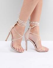 aster clear strappy sandals