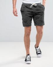 Jersey Shorts In Dark Grey Camo
