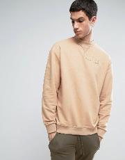 heritage sweatshirt in tan