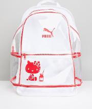 x hello kitty translucent backpack