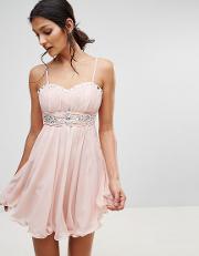 embellished prom dress