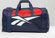 classics travel bag in navy & red