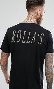 big rolla back print  shirt
