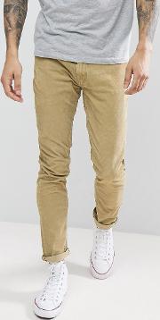 cord jeans in camel
