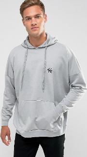 oversized hoodie in grey