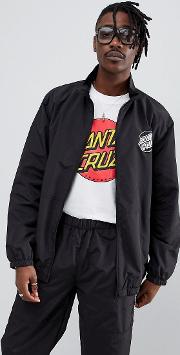 gamma track jacket with taping  black