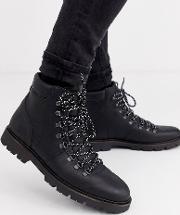 Chunky Sole Hiker Boots