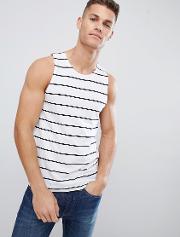 vest with stripe