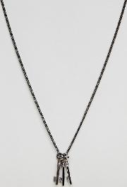 Triple Key Necklace