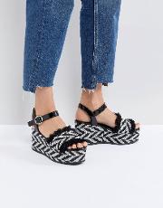 Taike Flatform Espadrille Sandals